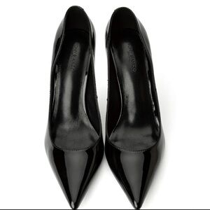 Tony Bianco Anja Black Patent Heels